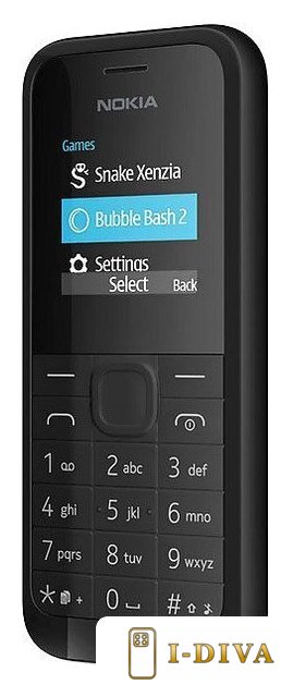 Кнопочный телефон Nokia 105 Dual SIM Black - фото2
