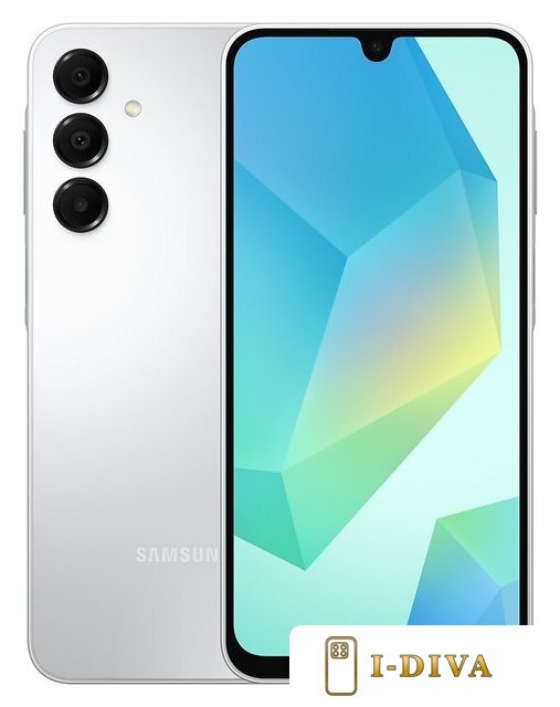 Телефон Samsung Galaxy A16 SM-A165F 4GB/128GB (серебристый) Телефон Samsung Galaxy A16 SM-A165F 4GB/128GB (серебристый)
