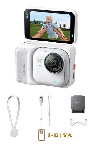 Модульная экшен-камера Insta360 GO Ultra (Standard Bundle, белый) - фото1