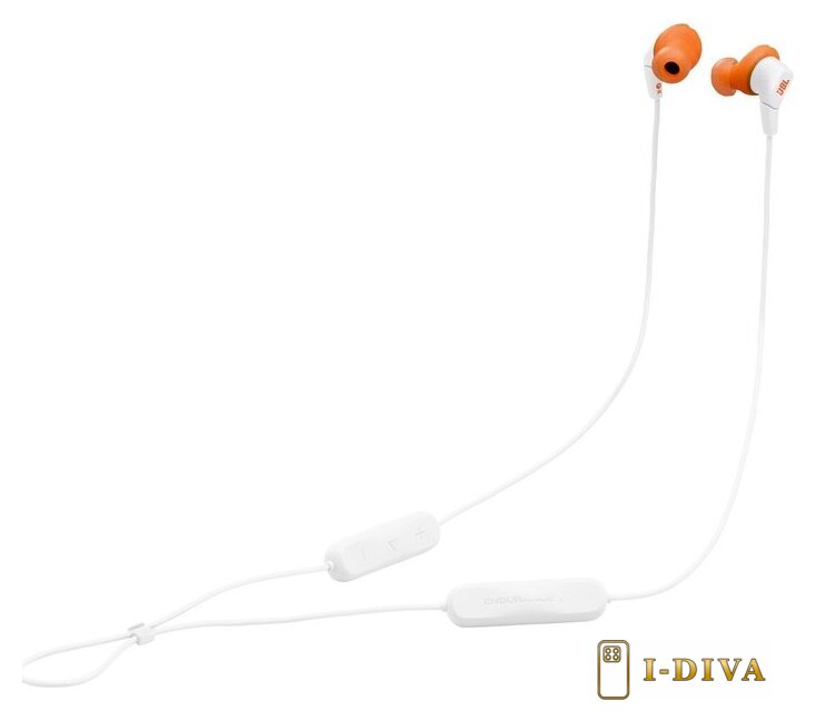 Наушники JBL Endurance Run 3 Wireless (белый/оранжевый) - фото1