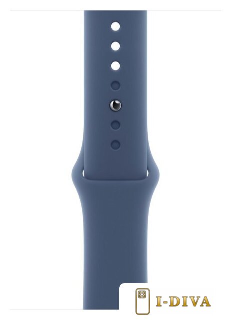 Умные часы Apple Watch Series 10 46 мм (алюминиевый корпус, серебристый/синий, спортивный силиконовый ремешок M/L) фото-3