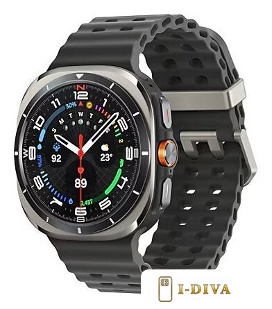 Умные часы Samsung Galaxy Watch Ultra 2025 47 мм LTE (серебристый титан/черный) - фото1