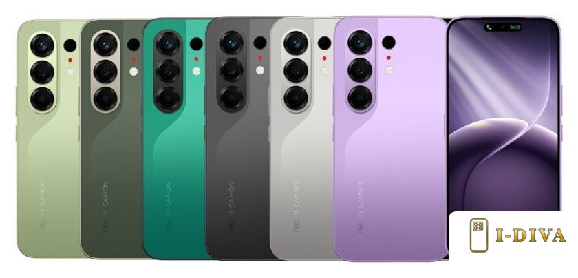 Телефон Tecno Camon 50 CN5 12GB/256GB (темно-зеленый) - фото2