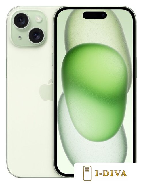 Телефон Apple iPhone 15 128GB (зеленый) - фото1 Телефон Apple iPhone 15 128GB (зеленый) - фото1