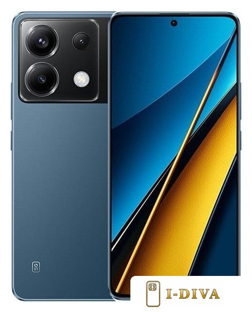 Телефон POCO X6 12GB/256GB с NFC международная версия (синий) - фото1