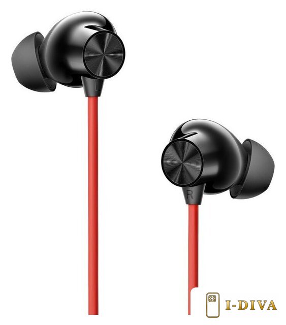 Наушники OnePlus Bullets Wireless Z3 (черный/красный, международная версия) - фото1