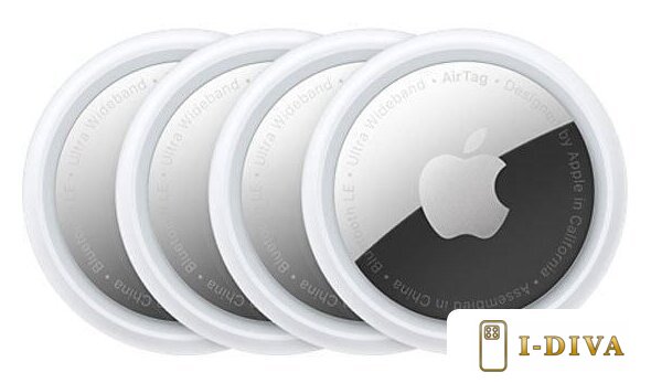Набор Bluetooth-меток Apple AirTag (4 шт.) - фото1