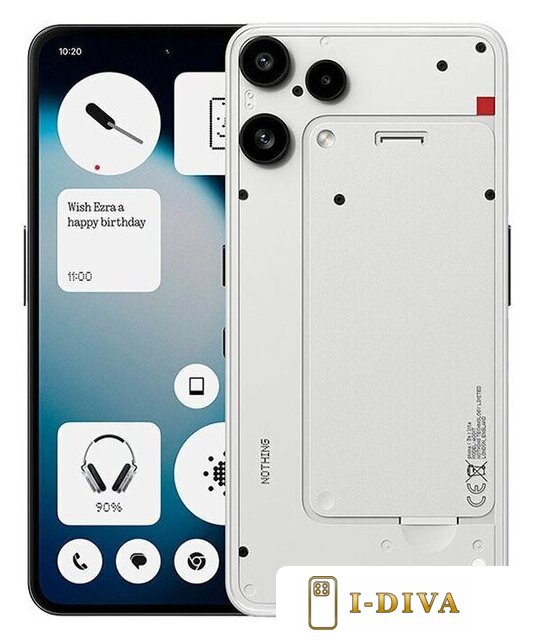 Телефон Nothing Phone (3a) Lite 8GB/128GB (белый) - фото1