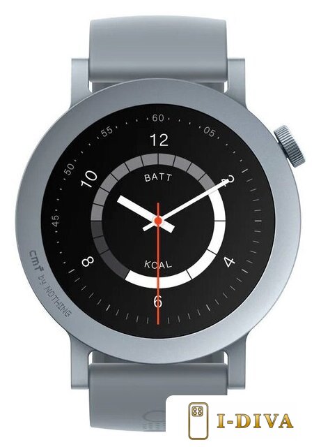 Умные часы CMF Watch Pro 2 (светло-серый, серый силиконовый ремешок) - фото1