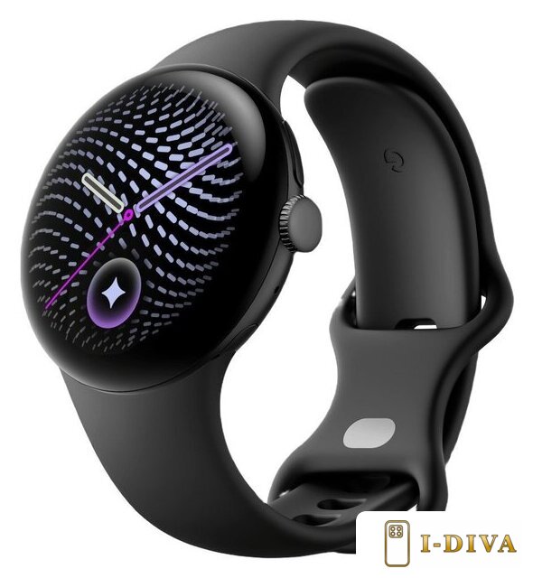 Умные часы Google Pixel Watch 5 41 мм (черный матовый/обсидиан, спортивный силиконовый ремешок) - фото1
