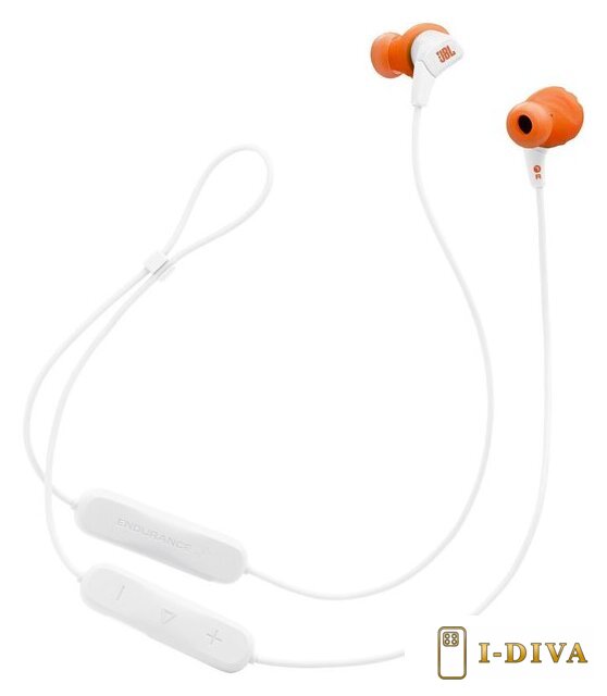 Наушники JBL Endurance Run 3 Wireless (белый/оранжевый) - фото2