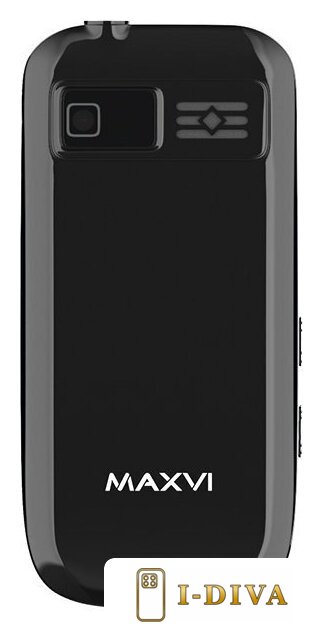 Кнопочный телефон Maxvi B6ds (черный) - фото2