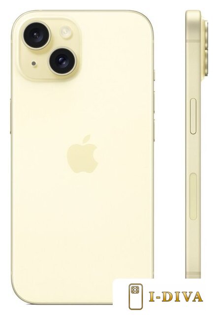 Телефон Apple iPhone 15 128GB (желтый) - фото2 Телефон Apple iPhone 15 128GB (желтый) - фото2