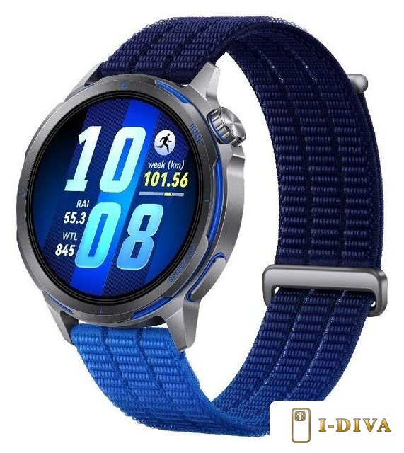 Умные часы Huawei Watch GT Runner 2 (титановый/синий, международная версия) - фото1