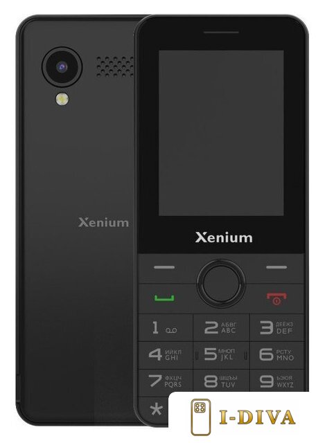 Кнопочный телефон Xenium X240 (черный) - фото1