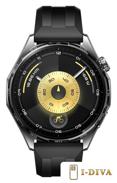 Умные часы Huawei Watch GT 6 46 мм (черный, с черным силиконовым ремешком, международная версия) - фото2