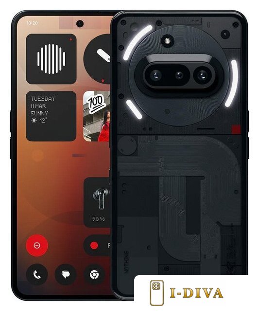 Телефон Nothing Phone (3a) 8GB/128GB (черный) - фото1