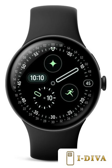 Умные часы Google Pixel Watch 4 41 мм (черный матовый/обсидиан, спортивный силиконовый ремешок) - фото2