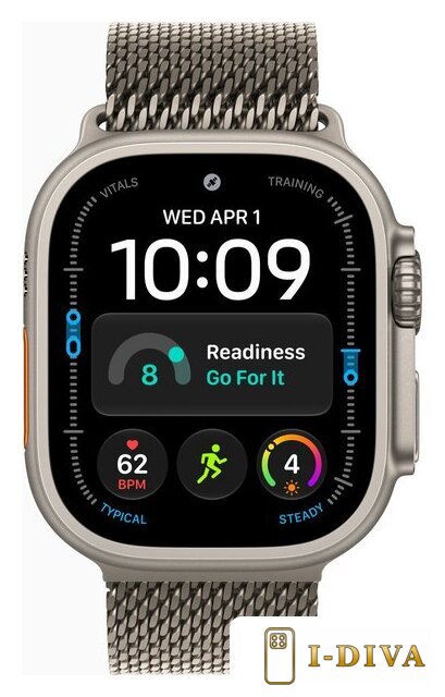 Умные часы Apple Watch Ultra 4 LTE 49 мм (титановый корпус, природный/природный, миланская петля L) - фото2