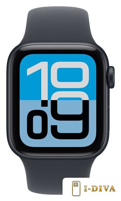 Умные часы Apple Watch SE 3 40 мм (алюминиевый корпус, полуночный/полуночный, спортивный силиконовый ремешок M/L) - фото2
