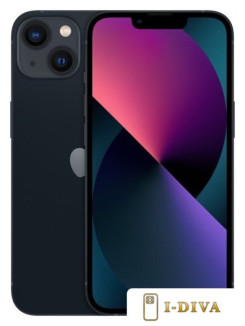 Телефон Apple iPhone 13 128GB (темная ночь) - фото1 Телефон Apple iPhone 13 128GB (темная ночь) - фото1