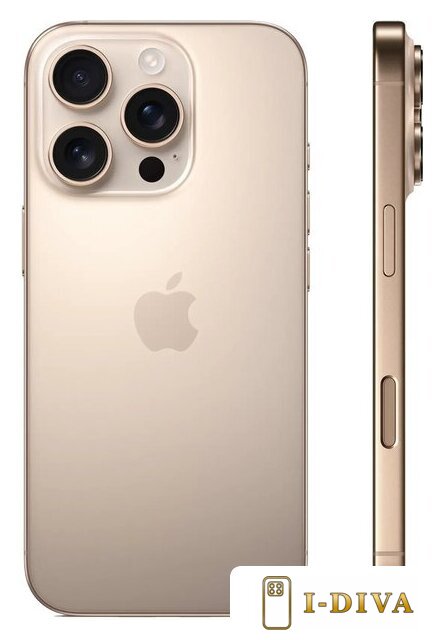 Телефон Apple iPhone 16 Pro 128GB (пустынный титан) - фото2 Телефон Apple iPhone 16 Pro 128GB (пустынный титан) - фото2