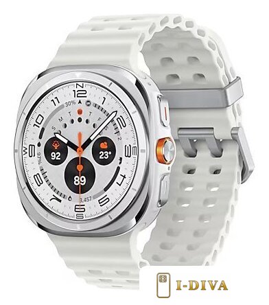 Умные часы Samsung Galaxy Watch Ultra 2025 47 мм LTE (белый титан/белый) - фото1