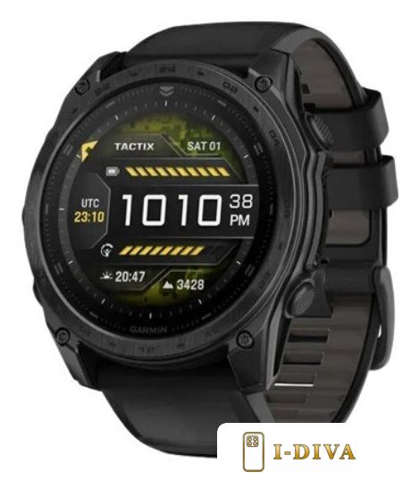 Умные часы Garmin Tactix 8 AMOLED 51 мм (с черным силиконовым ремешком) - фото1